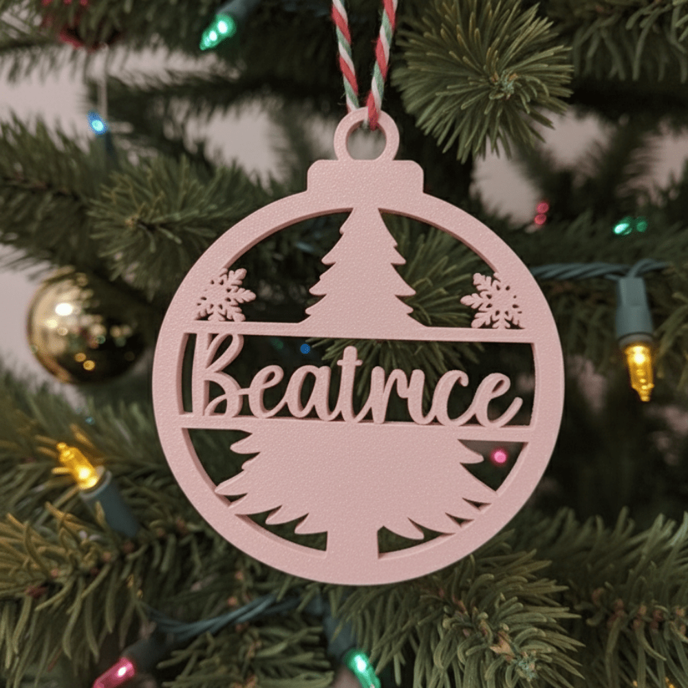 Pallina di Natale con Nome – Albero Magico