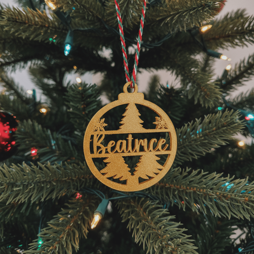 Pallina di Natale con Nome – Albero Magico