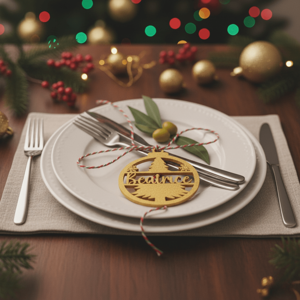 Pallina di Natale con Nome – Albero Magico