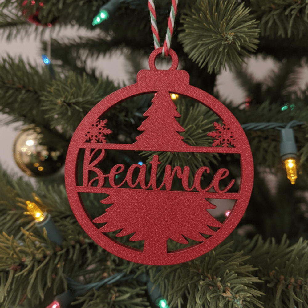 Pallina di Natale con Nome – Albero Magico