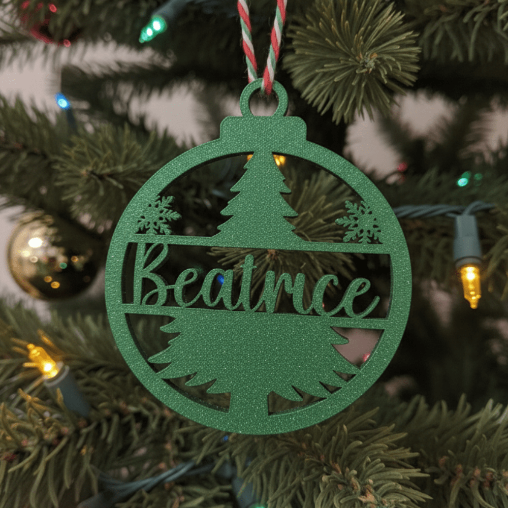 Pallina di Natale con Nome – Albero Magico