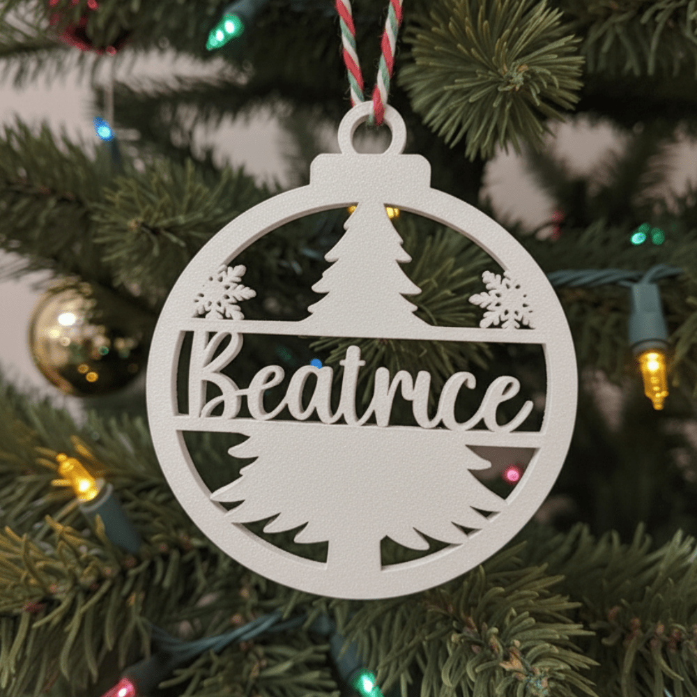 Pallina di Natale con Nome – Albero Magico