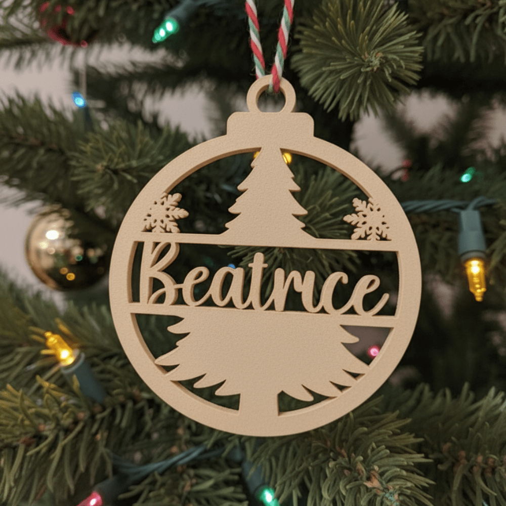 Pallina di Natale con Nome – Albero Magico