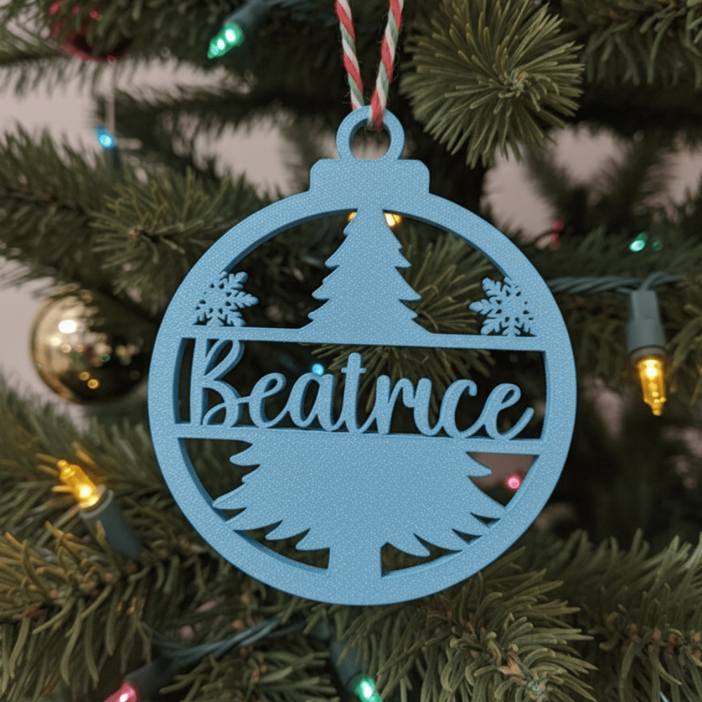 Pallina di Natale con Nome – Albero Magico