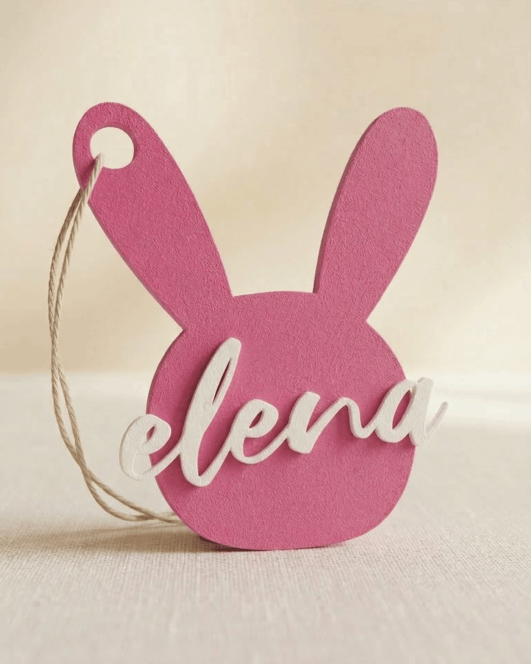 Coniglietto Personalizzato per Uovo di Pasqua