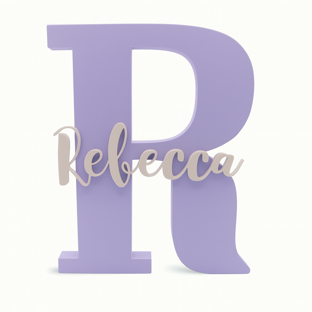 Lettera e Nome Personalizzato