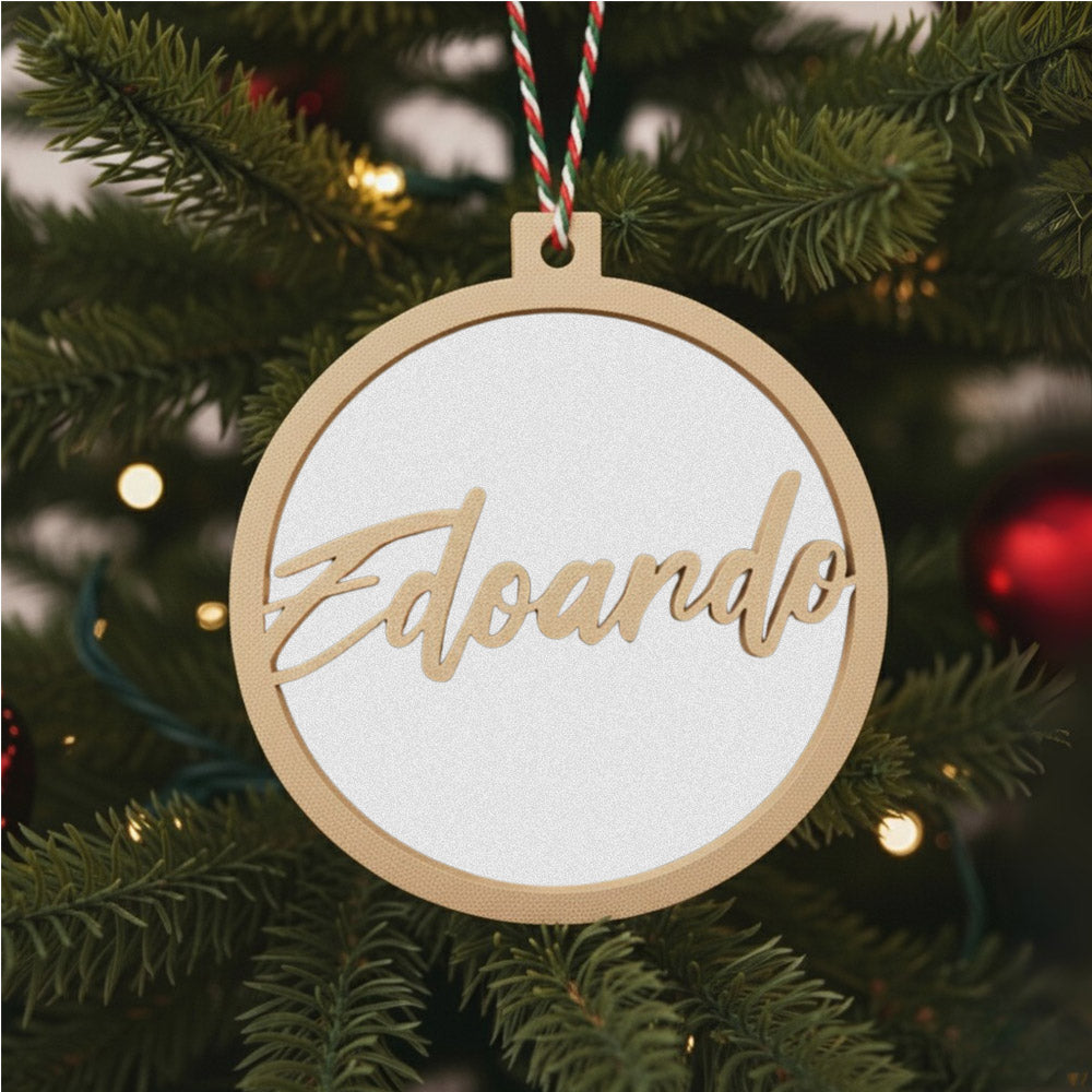 Pallina di Natale con Nome