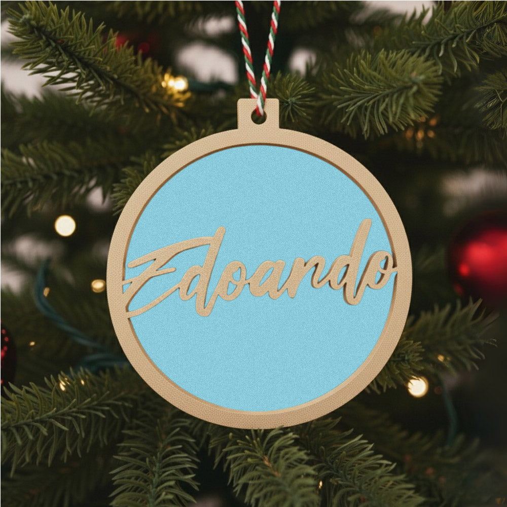 Pallina di Natale con Nome