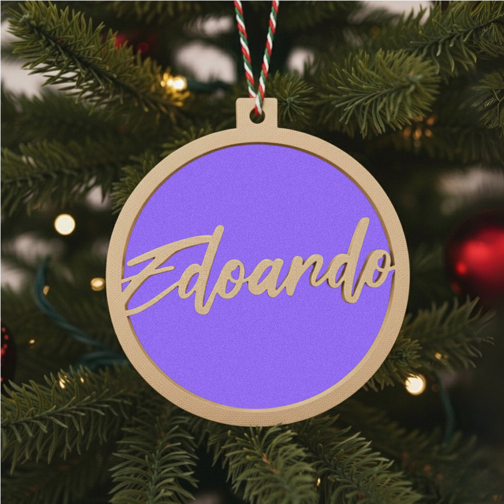 Pallina di Natale con Nome