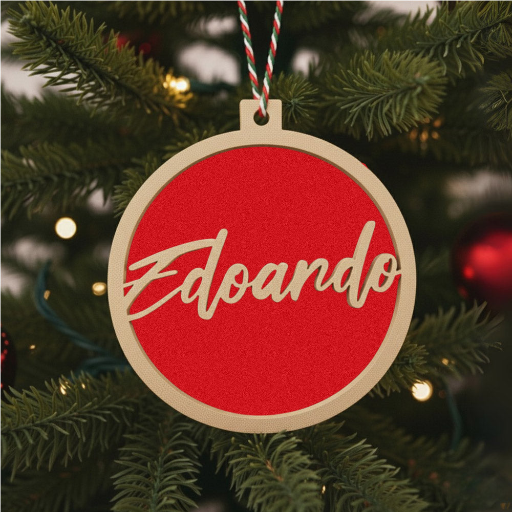 Pallina di Natale con Nome