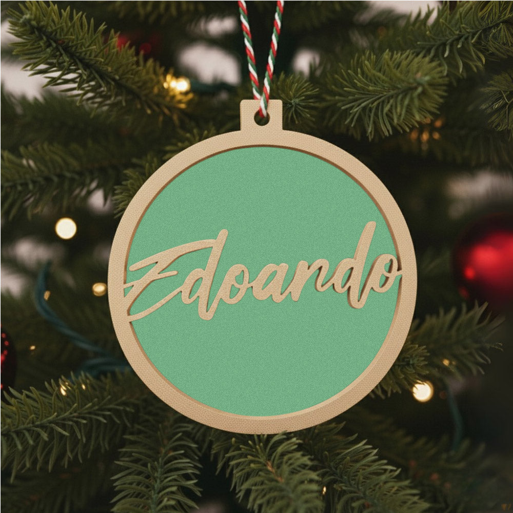 Pallina di Natale con Nome