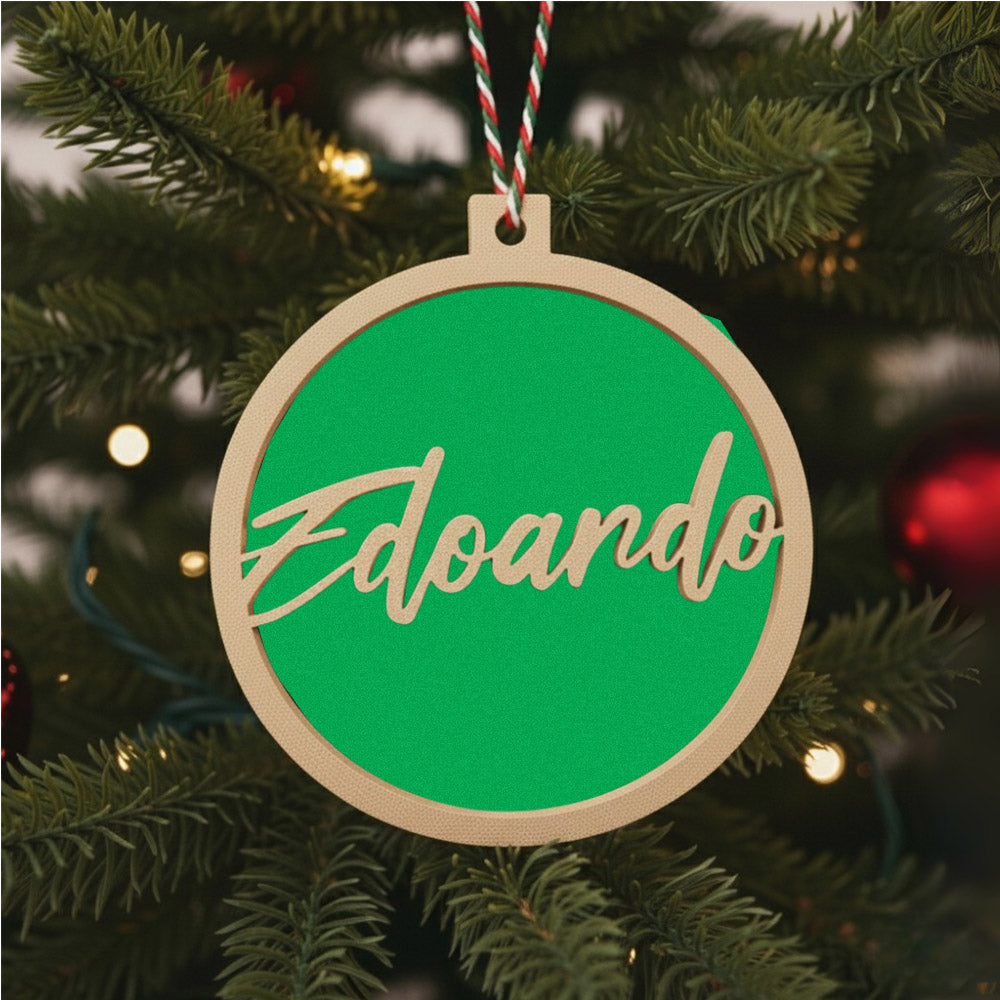 Pallina di Natale con Nome