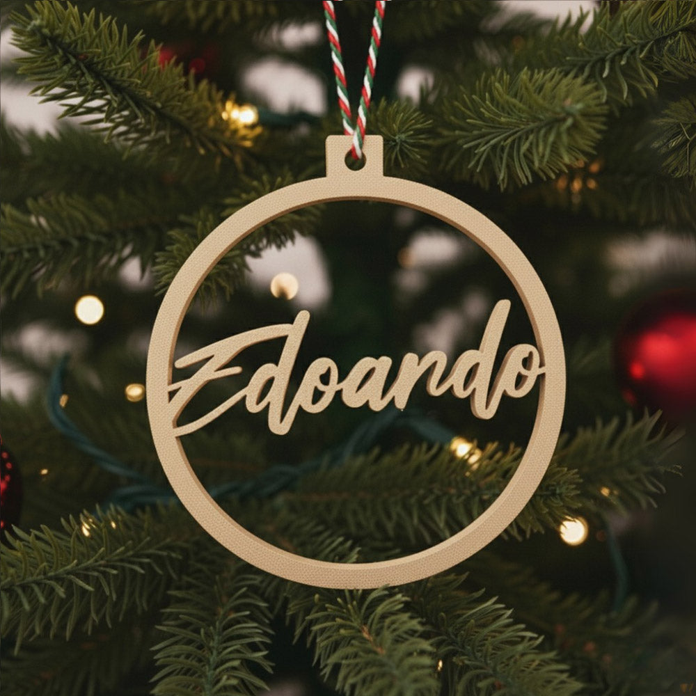 Pallina di Natale con Nome