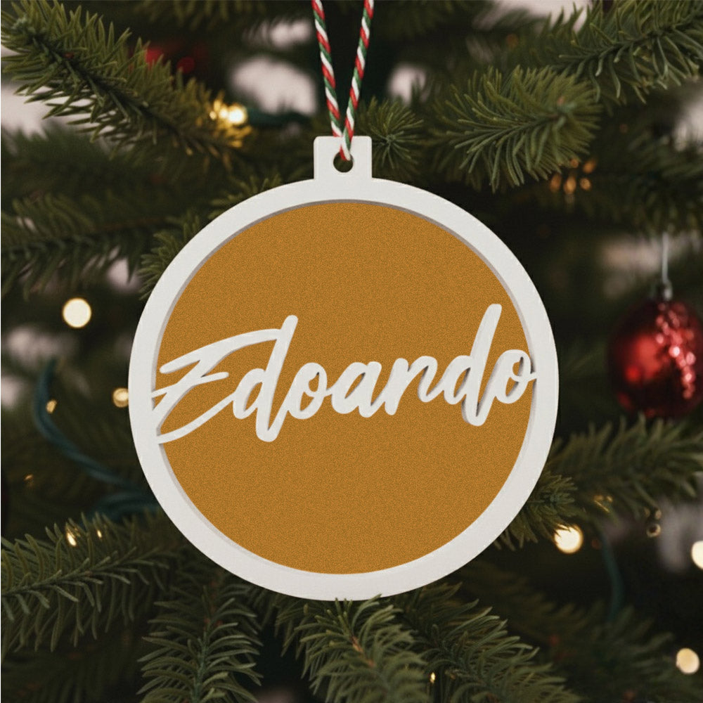 Pallina di Natale con Nome