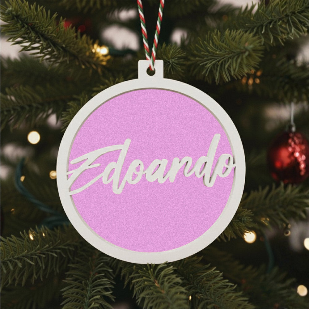 Pallina di Natale con Nome