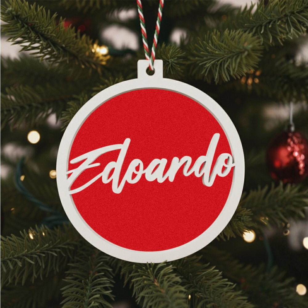 Pallina di Natale con Nome