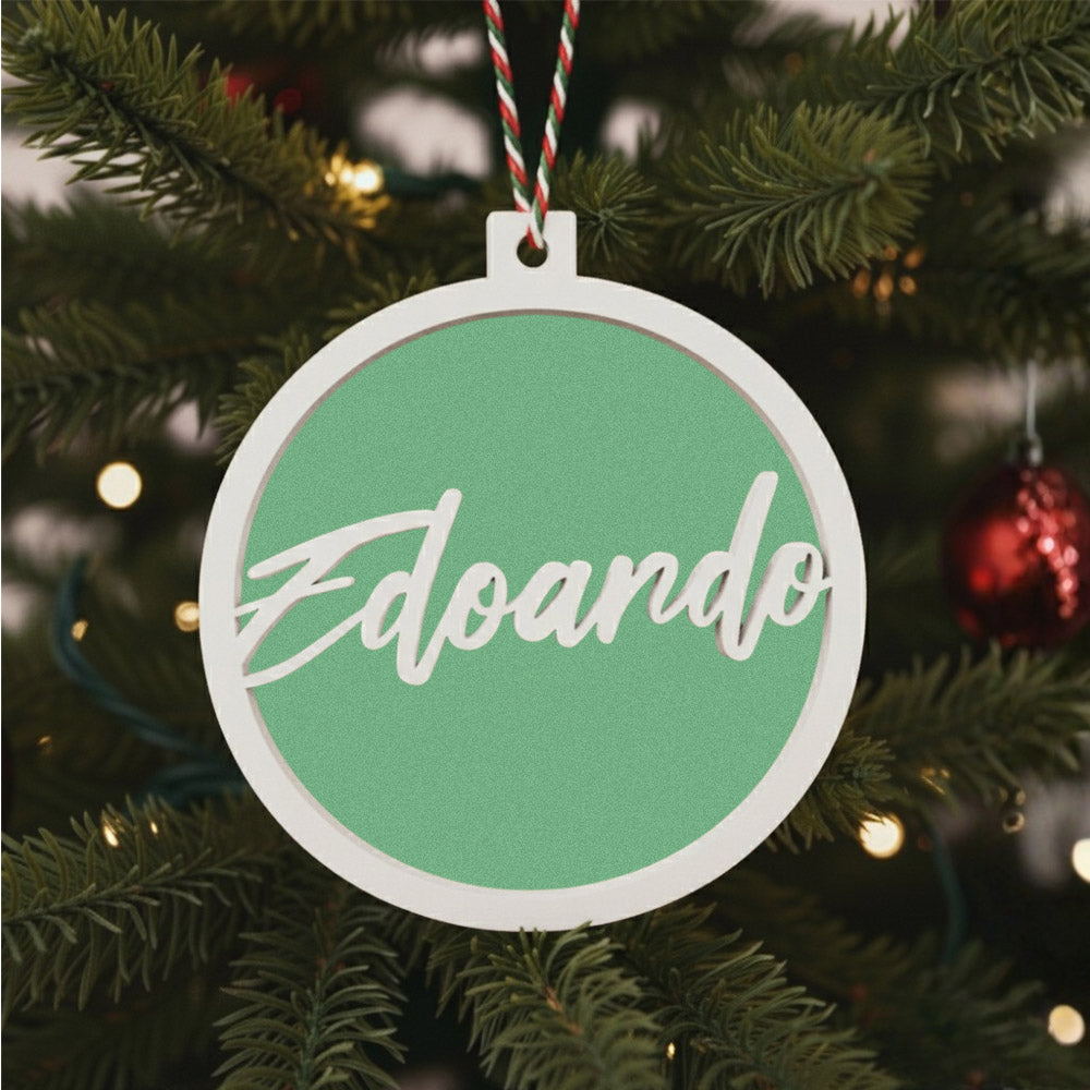 Pallina di Natale con Nome