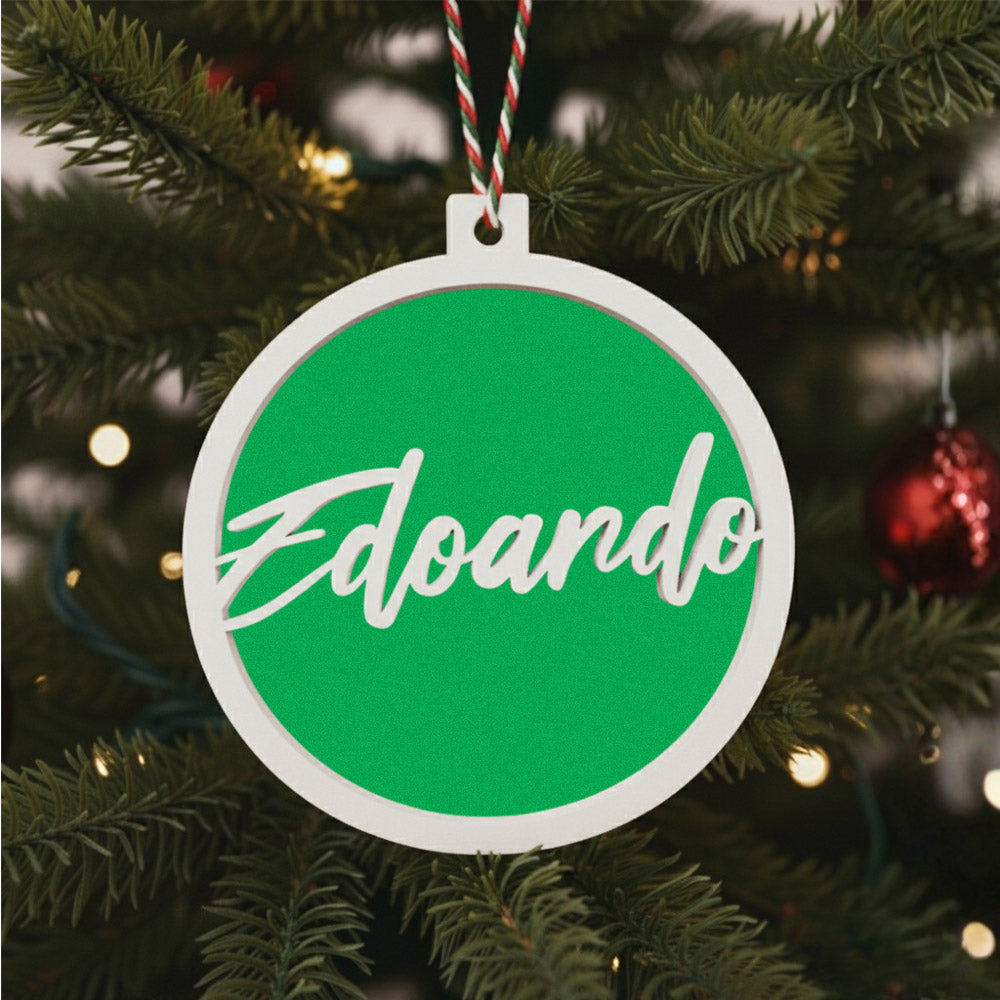 Pallina di Natale con Nome
