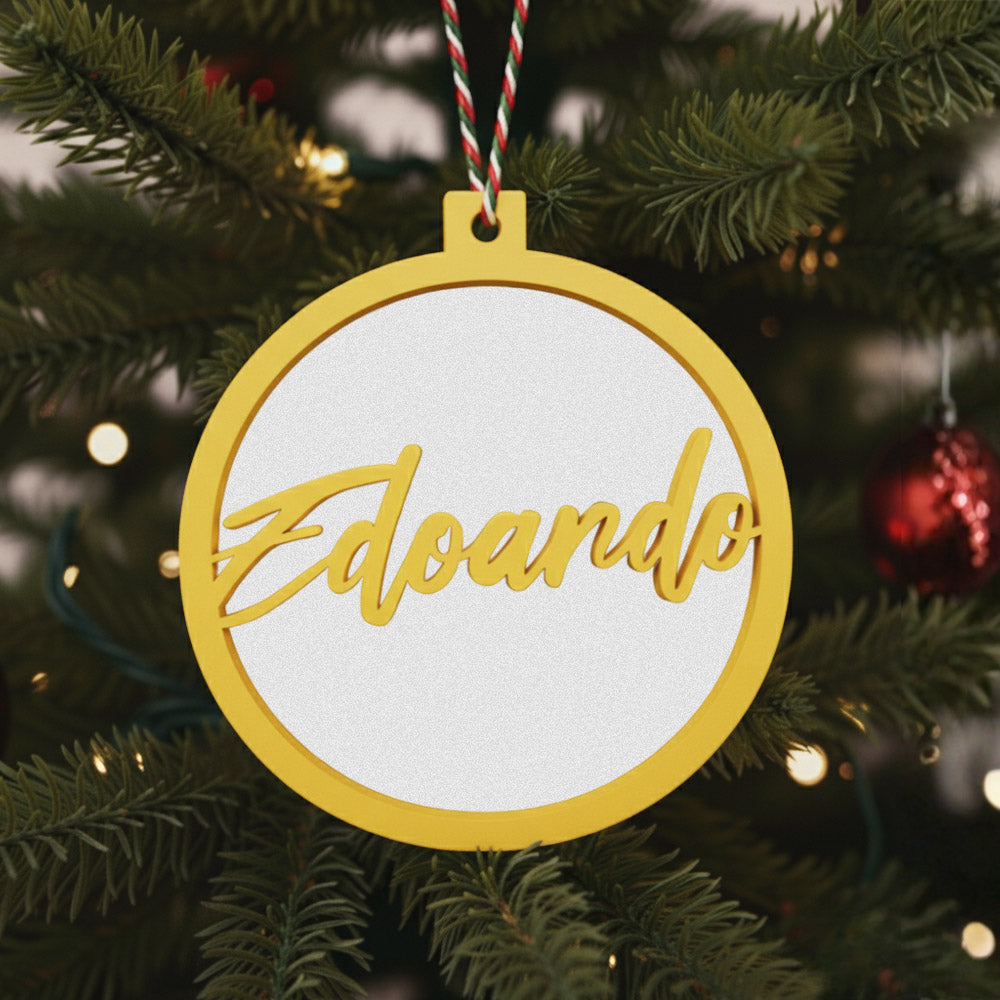 Pallina di Natale con Nome
