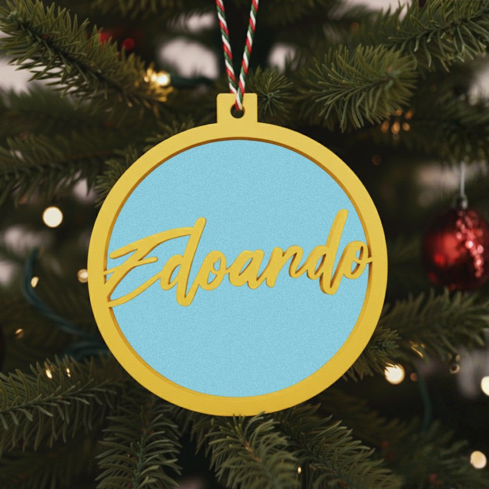 Pallina di Natale con Nome