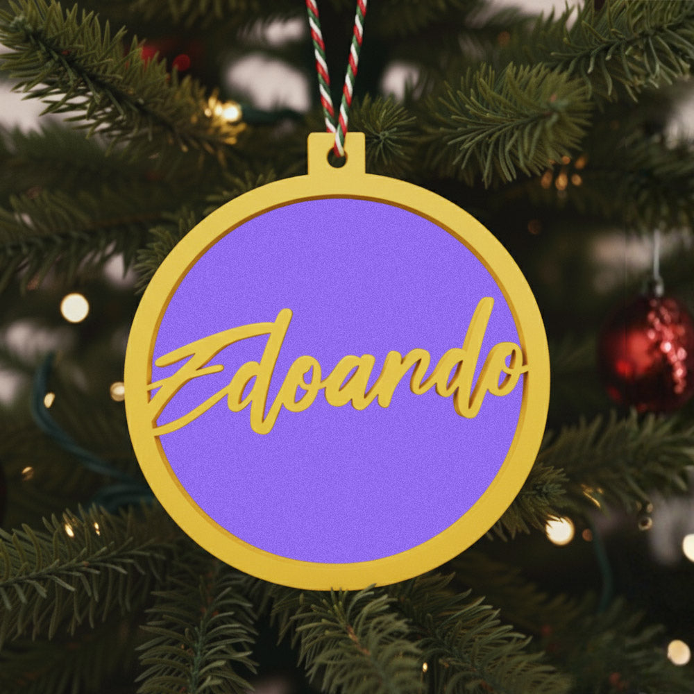 Pallina di Natale con Nome