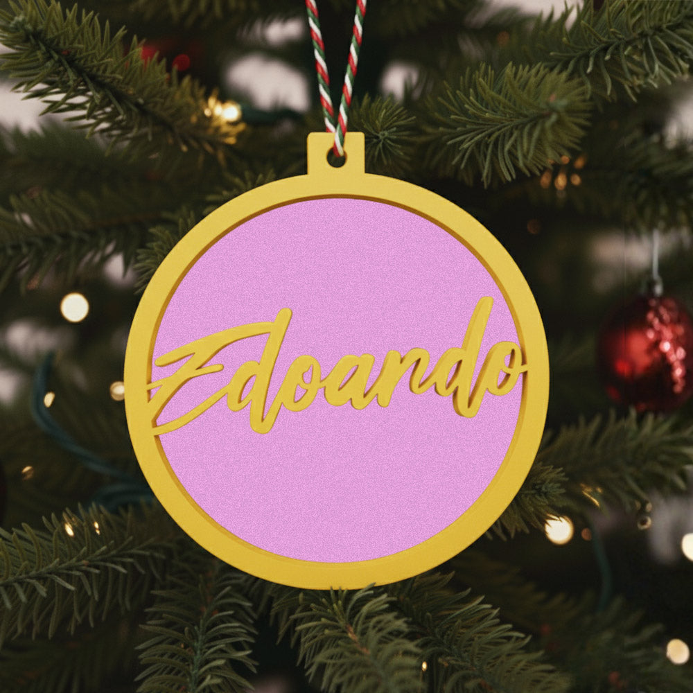 Pallina di Natale con Nome