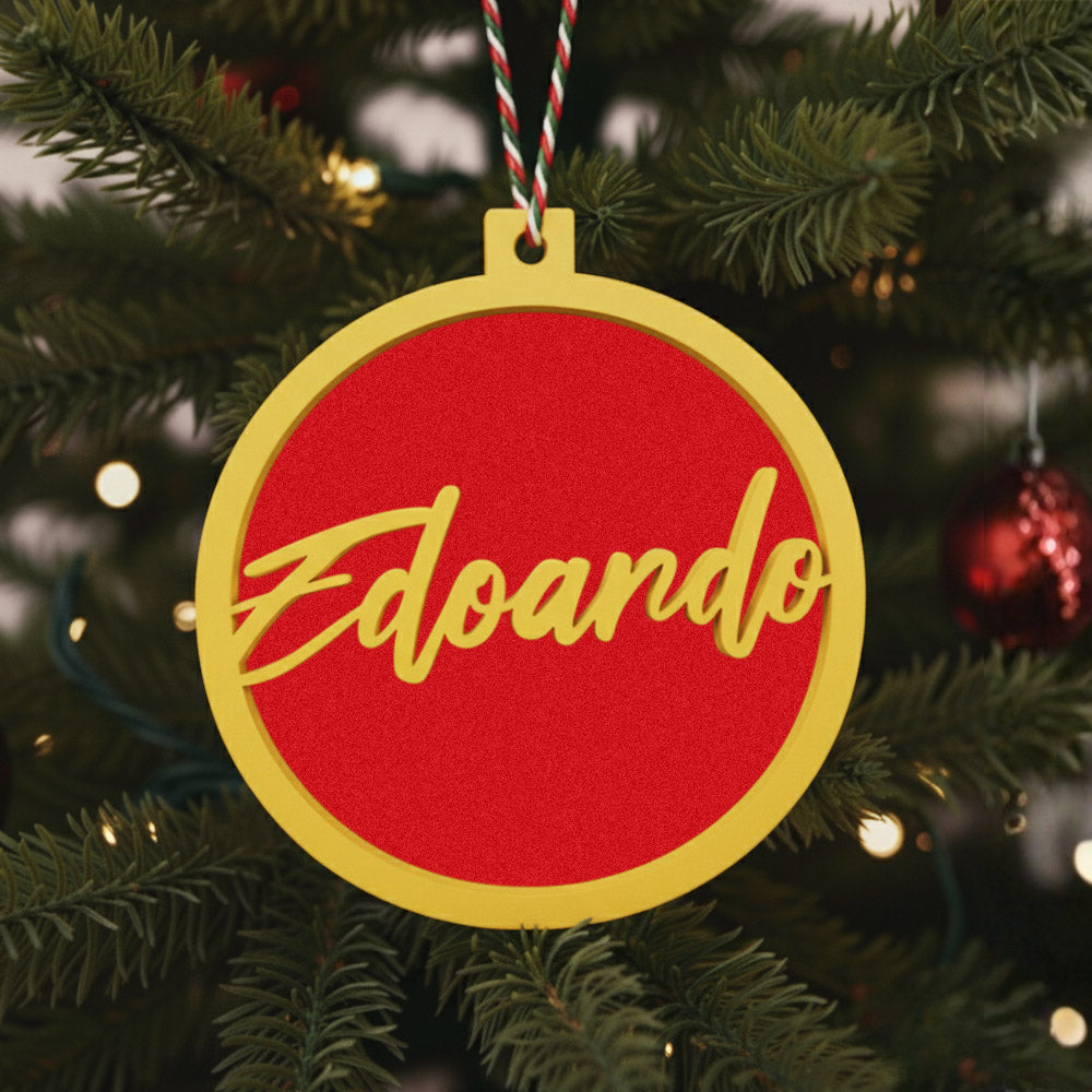 Pallina di Natale con Nome