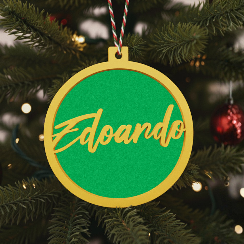 Pallina di Natale con Nome