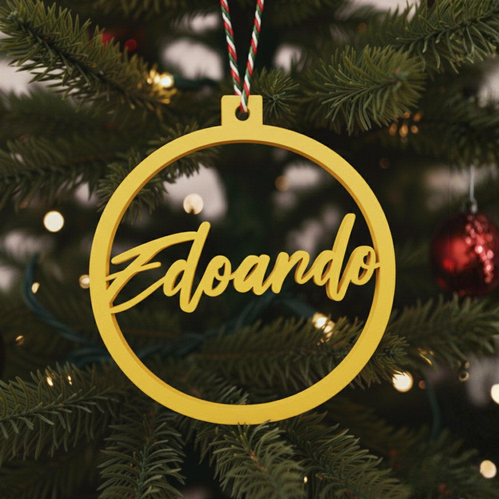 Pallina di Natale con Nome