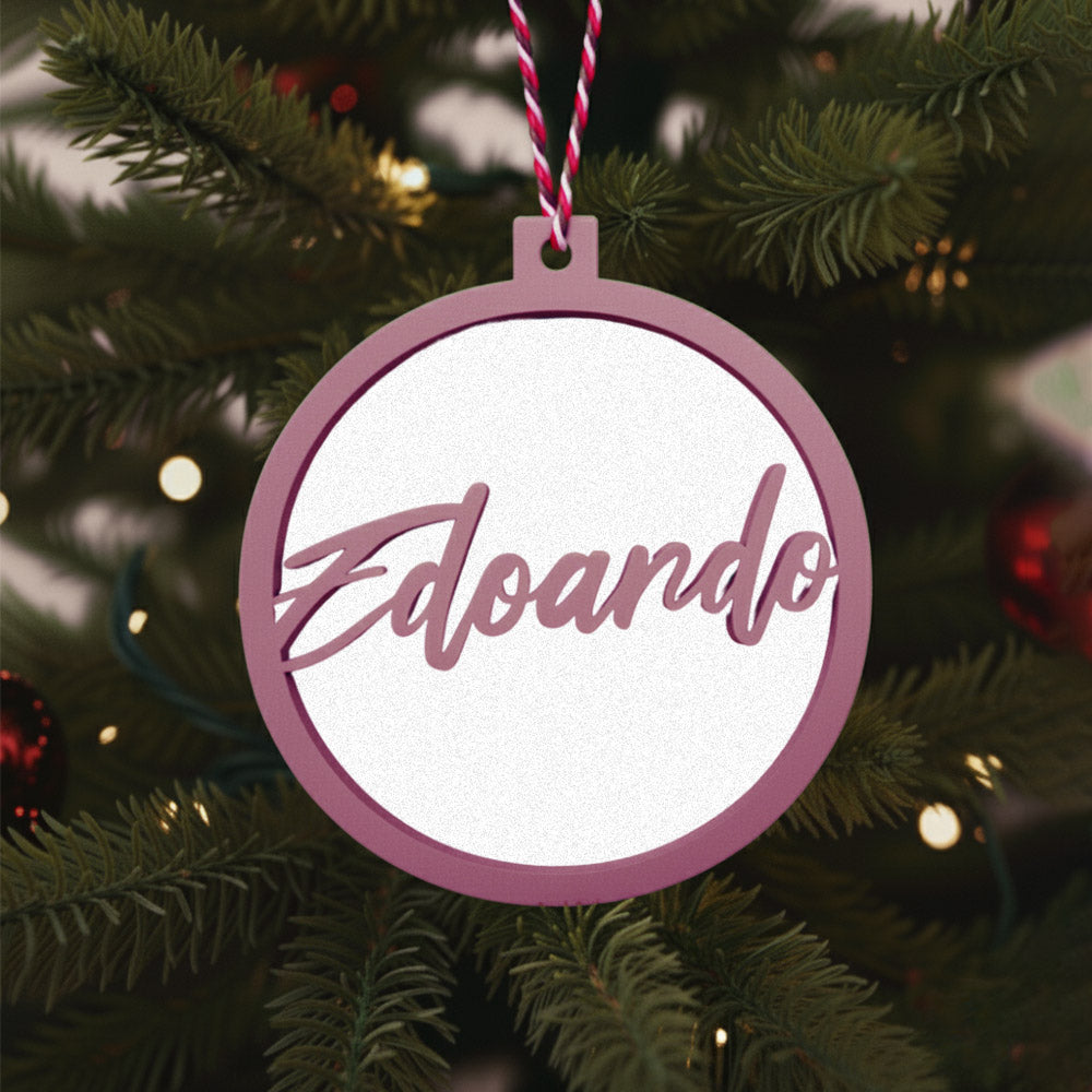 Pallina di Natale con Nome