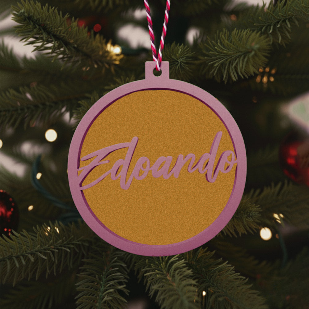 Pallina di Natale con Nome