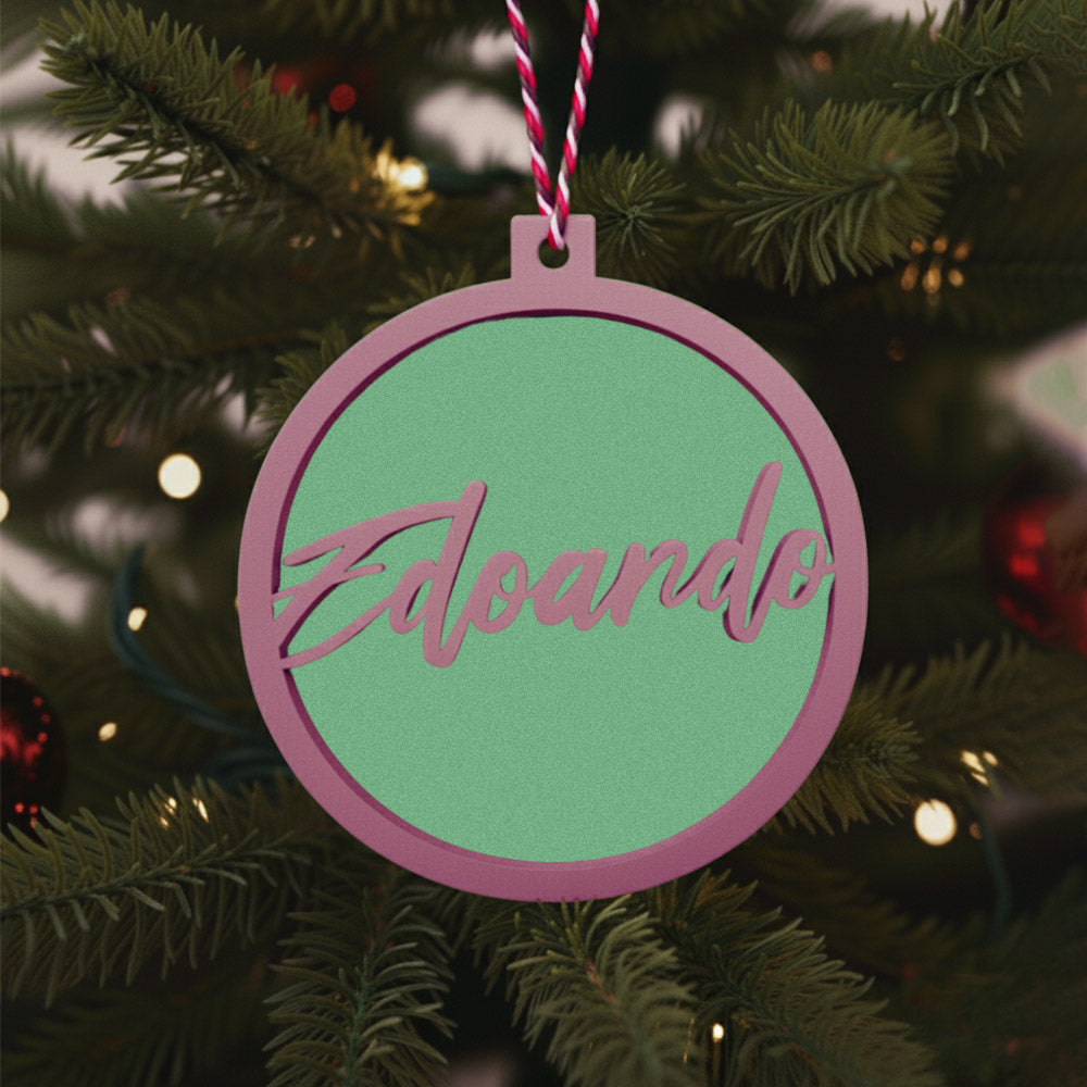 Pallina di Natale con Nome