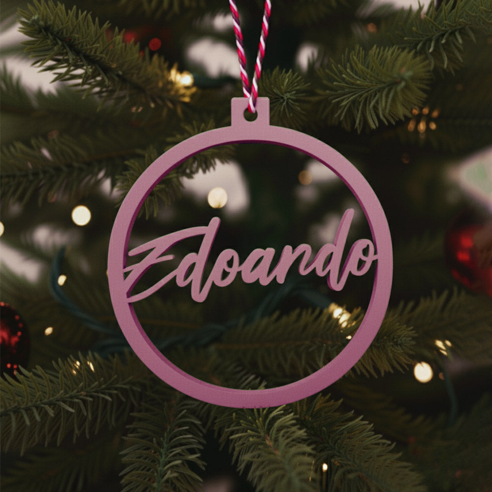 Pallina di Natale con Nome