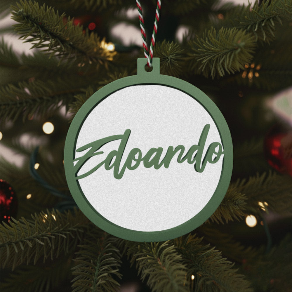 Pallina di Natale con Nome