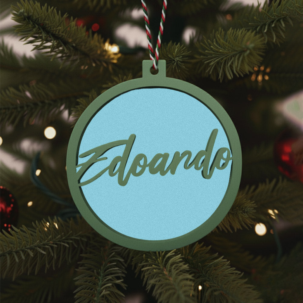 Pallina di Natale con Nome