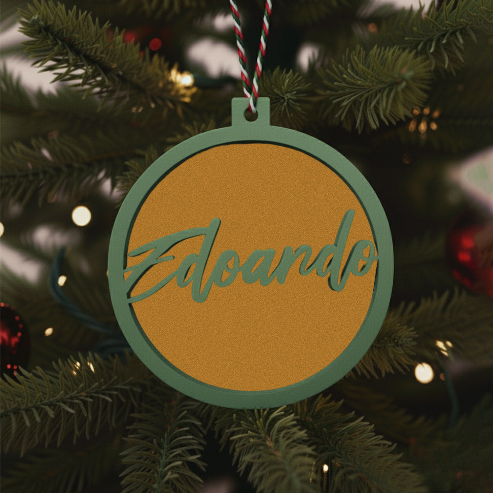 Pallina di Natale con Nome