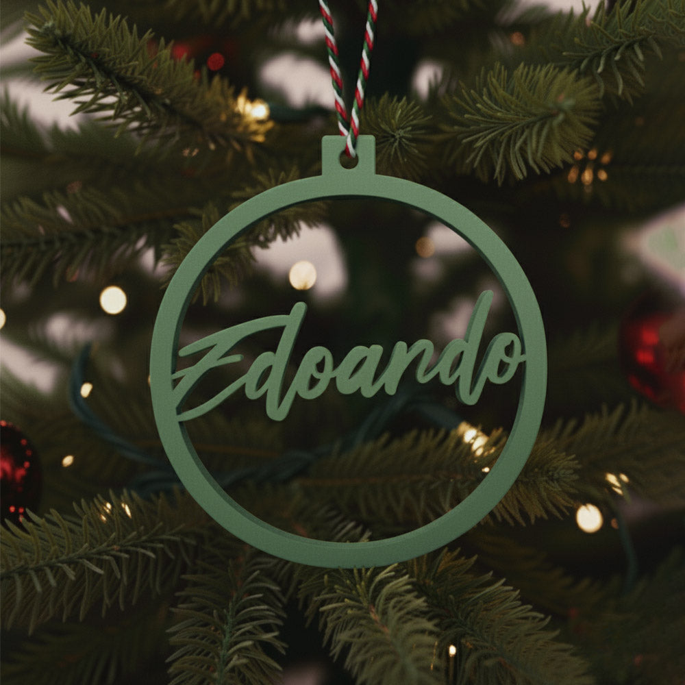 Pallina di Natale con Nome
