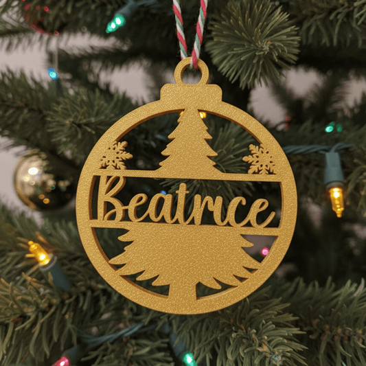 Pallina di Natale con Nome – Albero Magico