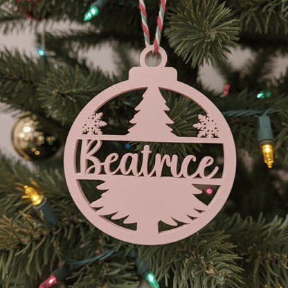 Pallina di Natale con Nome – Albero Magico