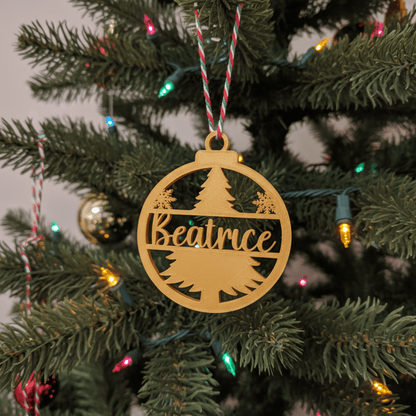Pallina di Natale con Nome – Albero Magico