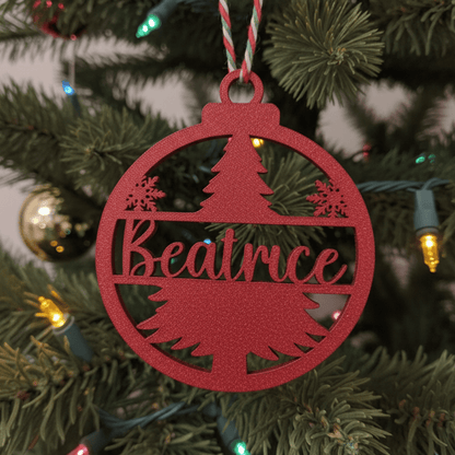 Pallina di Natale con Nome – Albero Magico