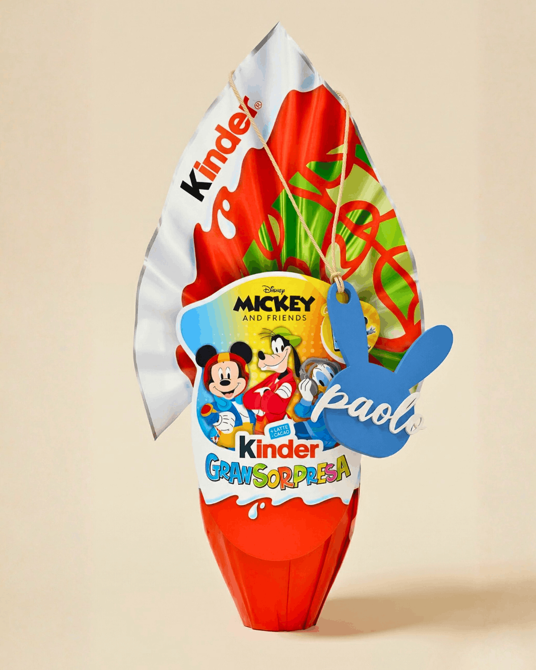 Coniglietto Personalizzato per Uovo di Pasqua