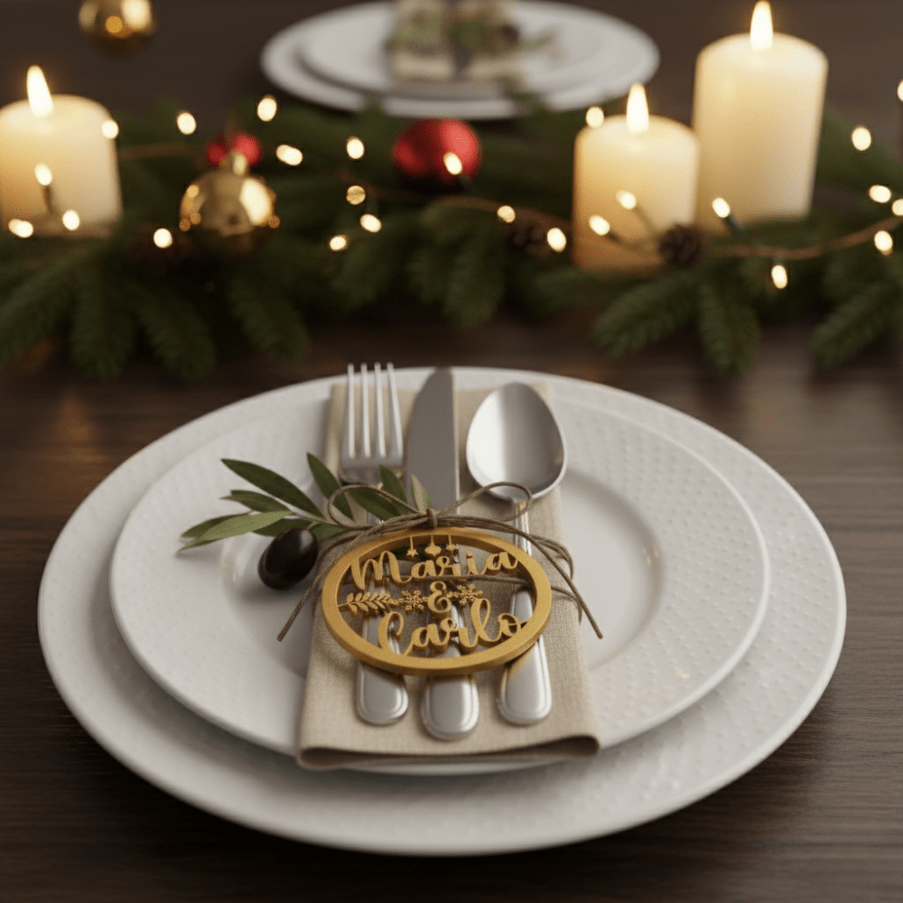 Pallina di Natale con Nome - Noi Due