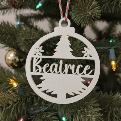 Pallina di Natale con Nome – Albero Magico