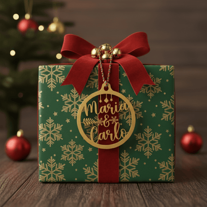 Pallina di Natale con Nome - Noi Due