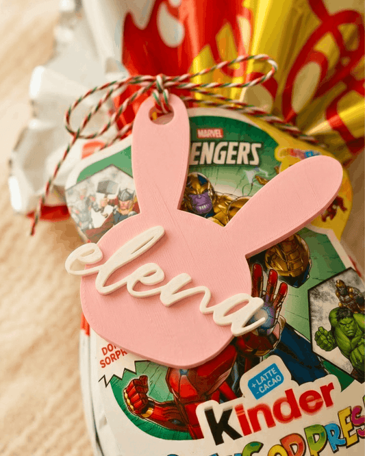 Coniglietto Personalizzato per Uovo di Pasqua
