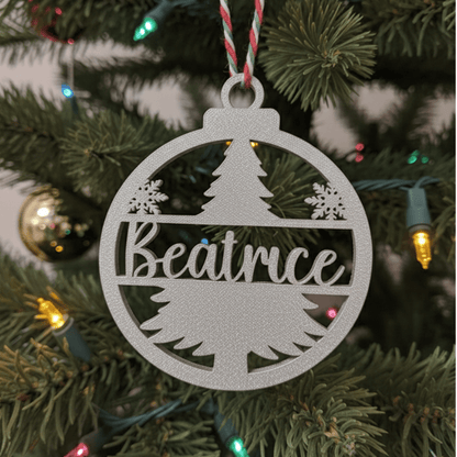 Pallina di Natale con Nome – Albero Magico