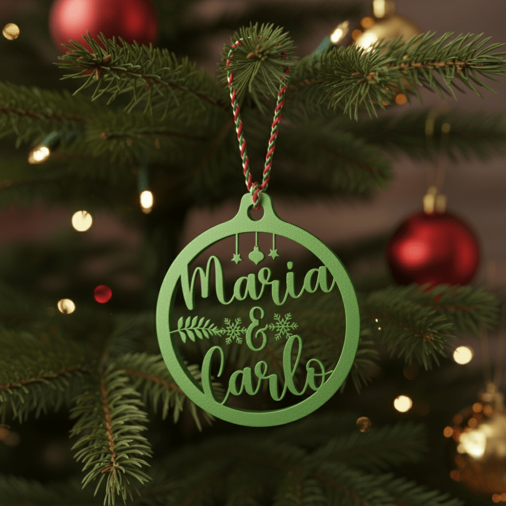 Pallina di Natale con Nome - Noi Due