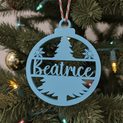 Pallina di Natale con Nome – Albero Magico