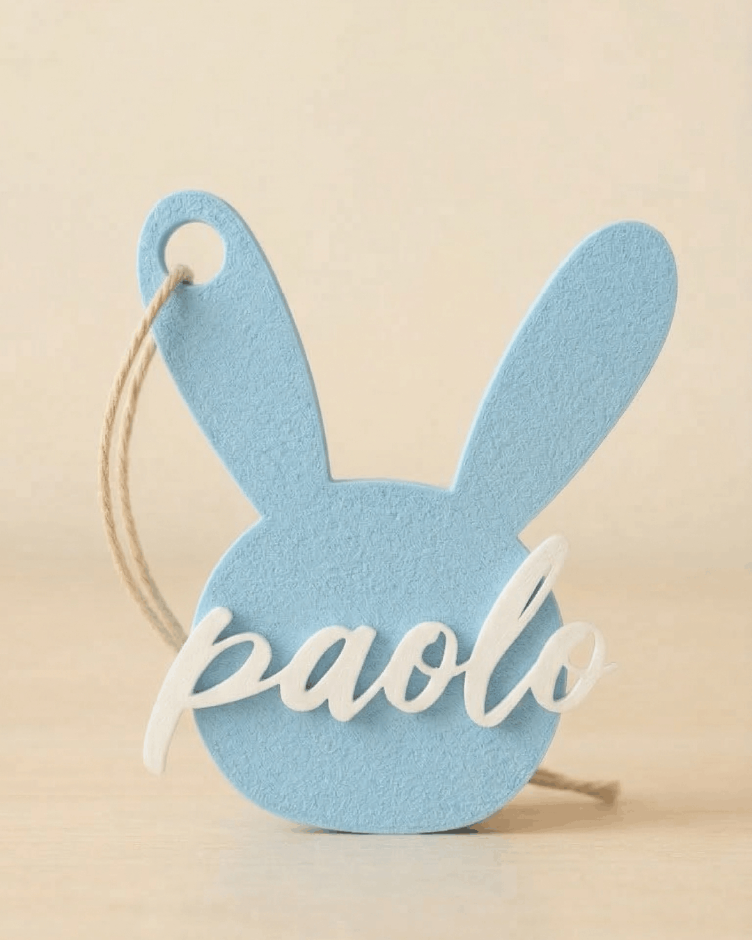 Coniglietto Personalizzato per Uovo di Pasqua